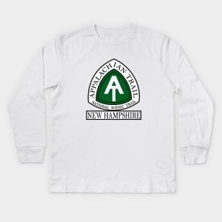 Appalachian Trail National Scenic Trail New Hampshire NH Kids Long Sleeve T-Shirt